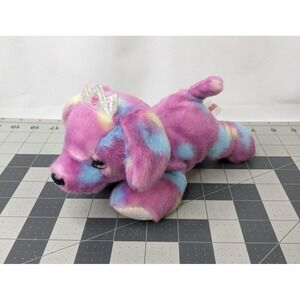 Aurora Purple Blue Dog Plush Princess Puppy 6 Inch 2021 Stuffed Animal Toy